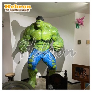 Statua Gigante di Hulk in Vetroresina, Personaggio di Film <span class=keywords><strong>Marvel</strong></span>, Decorazione per Palestra, Alta Qualità, Vendita all'Ingrosso - Product Image 1