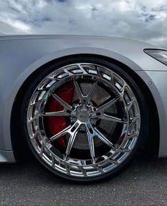 Rines Monobloque Cromados Forjados Borui de Carreras 5X112 5X120 5X114.3 para <span class=keywords><strong>BMW</strong></span> M2 M3 E39 <span class=keywords><strong>E46</strong></span> M4 M5 E34 de 18 <span class=keywords><strong>19</strong></span> 20 21 22 23 Pulgadas - Product Image 1