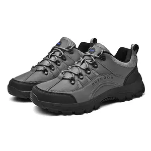 2023 튼튼한 야외 등산 신발 좋은 품질 미끄럼 방지 편안한 하이킹 부츠 신발 안전