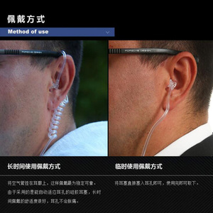 Auriculares Baofeng Walkie Talkie Tipo K con Reducción de Ruido por Conducto de Aire y Diseño de Gancho para la Oreja - Product Image 4