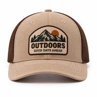 Casquette Trucker 6 Panneaux Respirante à Dos en Maille Réglable avec Logo Brodé ou Écusson Tissé – Meilleure Vente