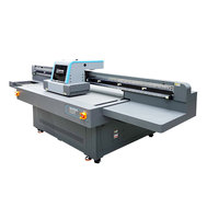 Printer UV Inkjet Flatbed Semi-Otomatis HC-1612 I3200 1600mm*1200mm Kondisi Baru untuk Pencetakan Kaca dan Kertas 1200dpi
