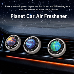 <span class=keywords><strong>D</strong></span>ésodorisant auto planète, clip aération, diffuseur rotatif, pastille arôme solide, parfum et <span class=keywords><strong>d</strong></span>éco intérieure voiture - Product Image 1