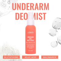 Fabricant de déodorant corporel en Chine Acide kojique Minimiser les pores 24 heures Aisselles Deo Mist Spray pour hommes et femmes