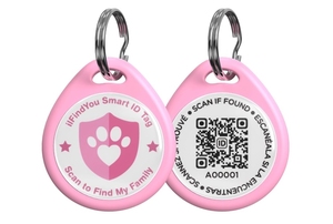 <span class=keywords><strong>Tag</strong></span> ID hewan peliharaan <span class=keywords><strong>Tag</strong></span> kode QR pribadi untuk kerah anjing Pindai profil Online peringatan Lokasi - Product Image 5