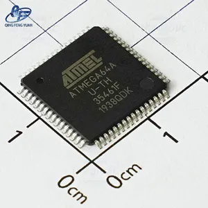 Atmel ATMEGA64A-AU kontroler mikro AVR arsitektur 8-bit data bus 64KB memori flash 4KB SRAM ATMEGA64A