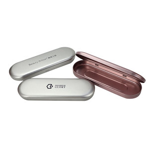 Rectangular hinge small iron box pen beauty tool acne needle box tweezers laser pen packaging