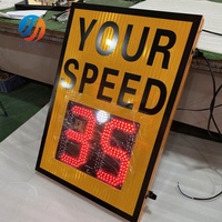 Panneau de Limite de Vitesse en Usine de 23 Ans, Détecteur de Voiture Solaire à Led, Panneau d'Indication de Limite de Vitesse de Ralentissement