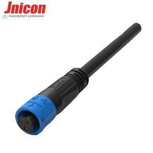 Jnicon M12 разъемы 7A 300V водонепроницаемый <span class=keywords><strong>IP67</strong></span> Xlr разъем 3P Мужской и Женский Соединительный кабель для наружного освещения - Product Image 3
