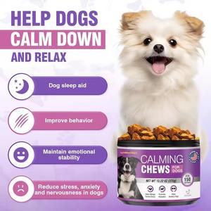 OEM/ODM Masticables Suaves Calmantes para la Ansiedad por Separación con Polvo de Semillas de Cáñamo Orgánico - Seguros para Gatos y Perros, Apoyo Inmunológico - Product Image 3