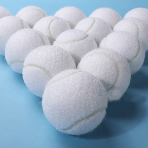 IStapromo Gifts Balle de tennis en caoutchouc blanc pour entraînement, exercice, débutants et professionnels, haute élasticité - Product Image 5