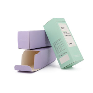 Emballages en papier cosmétique pour cils avec lamination gaufrée personnalisée, fabriqués à partir de matériaux recyclés pour les soins de la peau et les crèmes pour le <span class=keywords><strong>visage</strong></span> - Product Image 2