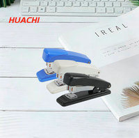 Agrafeuse manuelle en métal personnalisable HUACHI, format d'agrafes 24/6 et 26/6, pour fournitures de bureau