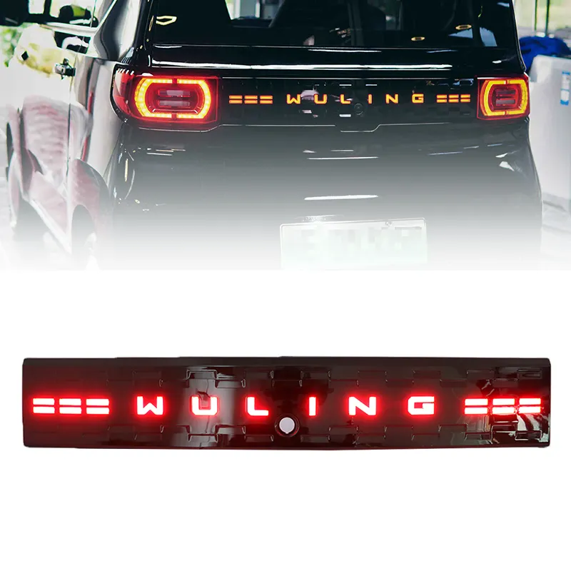 Pour la sécurité routière, changement de LED d'avertissement de Flash pour Wuling Hongguang Mini EV feu de coffre arrière feu de freinage arrière