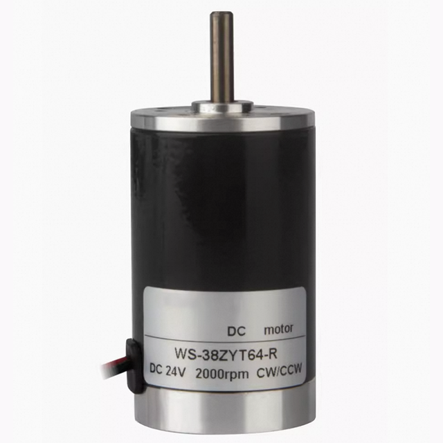 38mm High-speed Silent DC Brush Motor 12V/24V 3000-6000RPM Forward/Reverse Drip-proof Fan Permanent Magnet Gear Home Appliance