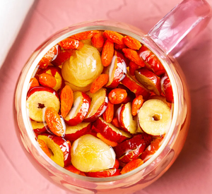 Teh <span class=keywords><strong>Herbal</strong></span> campur segar organik dengan tanggal merah Gojiberry longar untuk langsing & detoks beauty-teh longgar dalam kemasan tas - Product Image 3