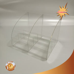 Soporte de escritorio para revistas A4 perspex transparente personalizado soporte de acrílico para folletos estante de exhibición de folletos - Product Image 1