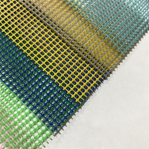 Dệt may chống cháy <span class=keywords><strong>PVC</strong></span> Tarp lưới tráng Polyester lưới vải - Product Image 5