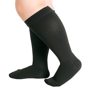 Chaussettes médicales à Compression personnalisée 4XL, hauteur genou, couleur chair, <span class=keywords><strong>mollet</strong></span> <span class=keywords><strong>large</strong></span>, grande taille, Design <span class=keywords><strong>pour</strong></span> femmes - Product Image 5