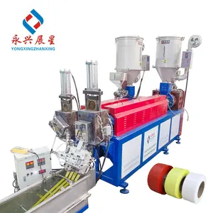 Cinta Produção Máquina Twin Screw PP Strap Making Machine Usada Máquina de Extrusão PP SIEMENS Pet Bottle Linha Produção