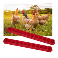ฟาร์มสัตว์ปีกพลาสติกไก่นกพิราบให้อาหารถาดกล่องอาหารสัตว์รางน้ำ