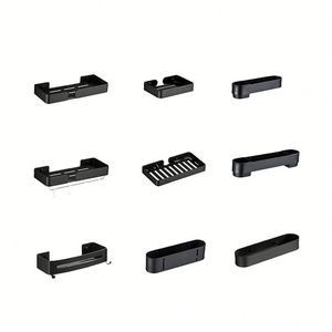 Wekis Organizer Corner Shelf Aluminum Metal Toilet Rack Shelf Bathroom Rack Storage Bathroom Storage Rack - Product Image 1