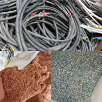 Granulateur automatique de fil de cuivre robuste avec moteur à essence pour le recyclage de câbles industriels et le fonctionnement continu