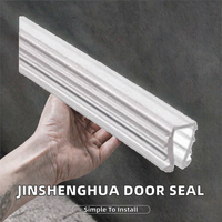 Joint d'étanchéité moderne en plastique pour portes et fenêtres, bande de protection en U, installation facile, garantie 1 an pour hôtels, maisons et bureaux