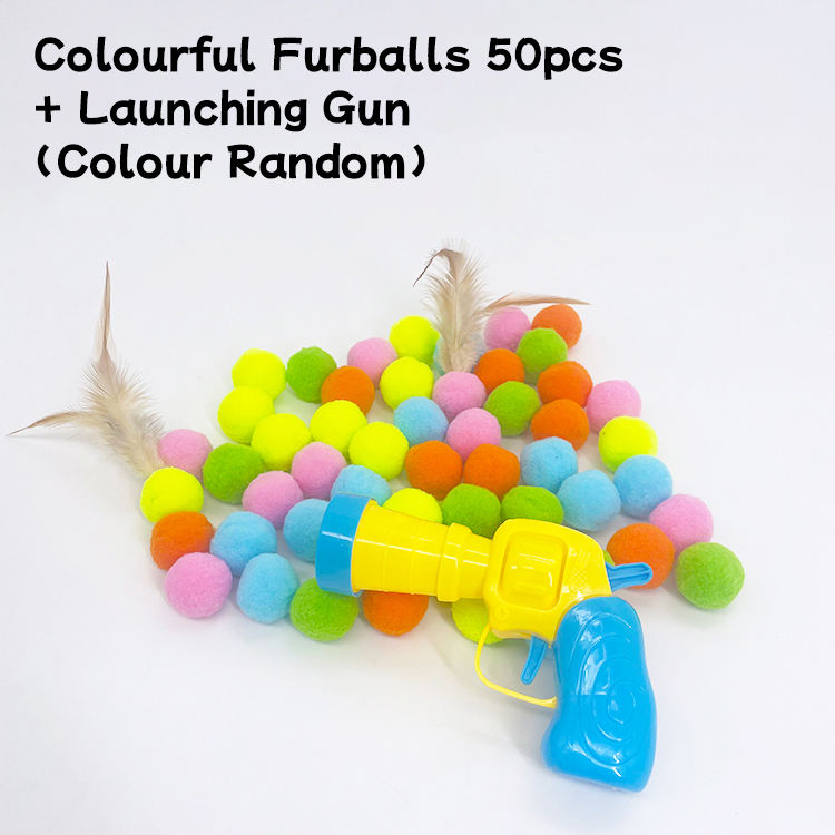 50ลูก + ปืนยิง (สีสุ่ม)