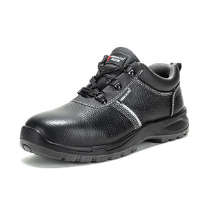 Zapatos de Seguridad de Caña Alta con Estándar Europeo para Todo Clima - <span class=keywords><strong>Botas</strong></span> de Trabajo para Hombre de Cuero Vacuno con Puntera de Acero, Antiestáticas y Anti-Impactos para Construcción - Product Image 2