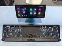 Écran de caméra de bord portable Androidauto sans fil 4K 10.36 "avec capteur de caméra de recul solaire pour camping-car, remorque, camion