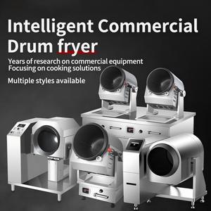 Intelligent Commercial Drum <b>Fryer</b> Electric Stainless Steel Deep <b>Fryer</b> Digital Touchscreen Control 5000-10000W - Product Image 1