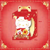 Nouveauté 2026 : Poupée Sanrio Chat Porte-Bonheur 30 cm, Peluches Hello Kitty en Boîte Individuelle, Échelle 1/6, Adorables Ornements en Peluche
