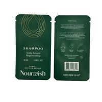 Sachet en aluminium mini haute barrière imprimé sur mesure, scellé sur 3 côtés, pour échantillons cosmétiques, crème visage et lotion