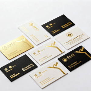 <strong>Wholesale</strong> Custom Luxury Style Matte Laminate Printing Gold Or Silver Foil Stamped <strong>Business</strong> <strong>Card</strong> - Product Image 3