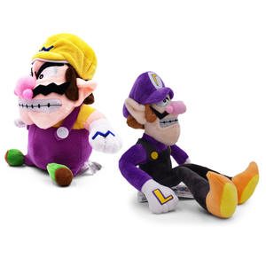 Set de Peluches de Super Mario de 10 Pulgadas: Wario, <span class=keywords><strong>Waluigi</strong></span>, Anti-Héroe Bad Mario y Muñecos Villanos de Mario Morado para Regalo de Fans - Product Image 6