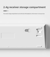 Kit DIY Zornher ZH100 de 100 Teclas con Interruptores Intercambiables en Caliente y Teclas con Junta Integrada, Kit Trimodal con Absorción de Sonido