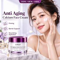 Crème raffermissante pour le visage 50g, marque privée OEM ODM, collagène, élastine, niacinamide, anti-âge, liftante, repulpante, raffermissante pour la peau
