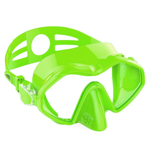 Máscara de Buceo para Adultos, Talla Única, Vidrio Templado, Silicona, Antivaho, Impermeable, Color Rosa - Product Image 3