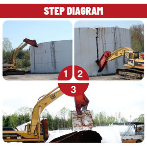 Équipement de ferraille de cisaillement de rail hydraulique Désassembleur hydraulique Cisaille de <span class=keywords><strong>crucher</strong></span> hydraulique de ferraille polyvalente - Product Image 6