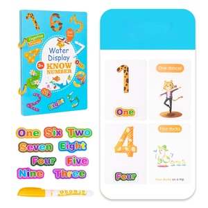 All'ingrosso giocando a 5 <span class=keywords><strong>stili</strong></span> libro interattivo di pittura ad acqua per educazione precoce per bambini libro di apprendimento cognitivo - Product Image 3