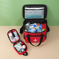 Trousse médicale de grande capacité pour voiture, vente en gros d'usine, trousse d'urgence médicale d'extérieur, usage domestique