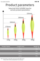 Forte luminosité et lueur 160g 200g 300g 400g naufrage 3D yeux plomb poisson métal lent gabarit leurres pas lent jigging leurre mer profonde