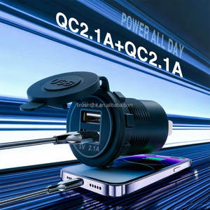 Cargador de Coche USB Dual BROSintl 12V 24V 5V 4.2A para Coche, Autobús, Barco, Embarcaciones, RV - Product Image 3
