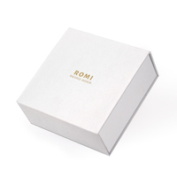 Boîtes à bijoux personnalisées avec logo emballage de bijoux de luxe coffret cadeau collier pour bague boucle d'oreille pendentif collier
