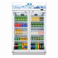 Réfrigérateur à boissons à cadre noir, à refroidissement rapide, à compresseur économe en énergie, direct usine, pour salle de sport, bar à jus, complexe hôtelier, cuisine