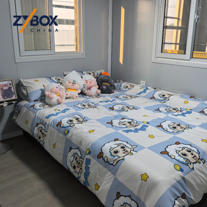 Casa Contenedor Expandible <span class=keywords><strong>de</strong></span> 20 pies Completamente Amueblada, Blanca, Prefabricada, Modular, con Cocina Abierta y Sala <span class=keywords><strong>de</strong></span> Estar, Lista para Habitar - Product Image 3