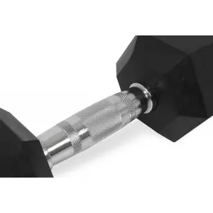 Body Building Weight Lifting Rubber HEX Dumbbell Set Rubber Coated Hex Dumbbell Gym Iron Dumbbells