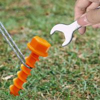 Piquets de tente de camping BOSS, clous en plastique, vis amovibles, joint de boulon pour la fixation des tentes de camping, des bâches de pluie, en extérieur