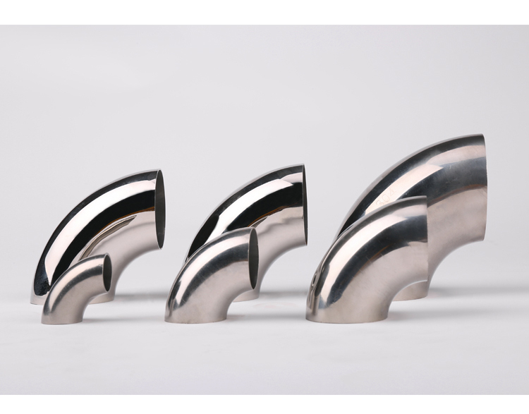 Duplex Stainless Steel Pipe Fittings 90 Degree Elbow Long Radius Bend UNS S32750